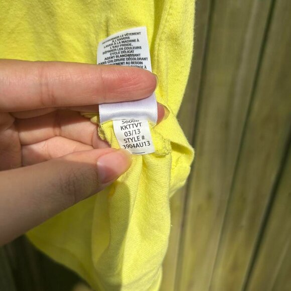 3/$15 Y2k Yellow Aeropostale graphic tee vintage grunge 2000s - Picture 5 of 8